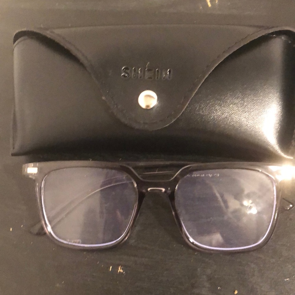 Clear frame acrylic Glasses